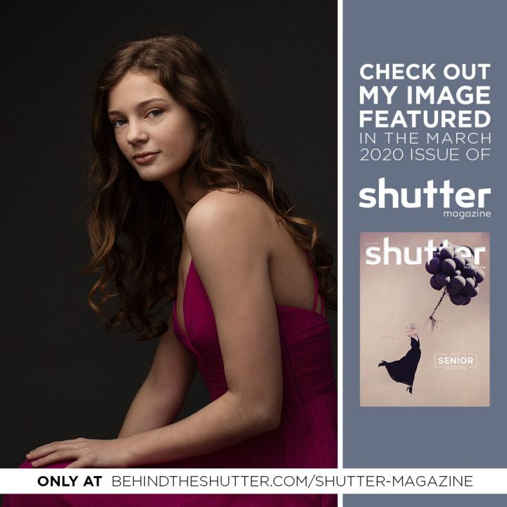 Portrait of Emma featured in the Senior Edition of Shutter Magazine, March 2020