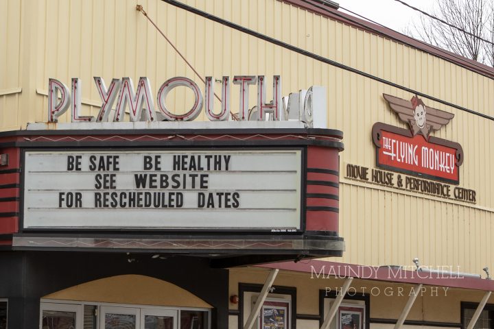Downtown theatre marquee