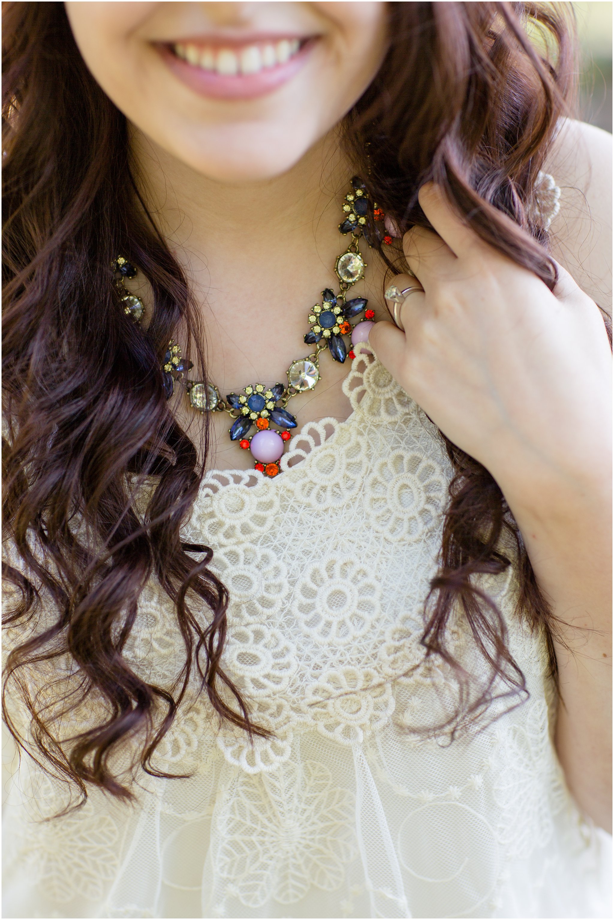 Bride-to-Be - Necklace & Ring Details