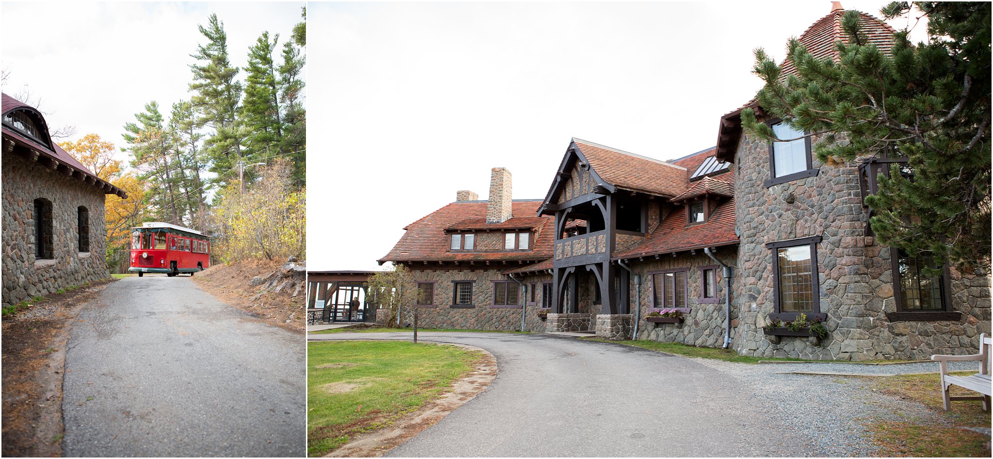 Trolley at Castle in the Clouds, NH