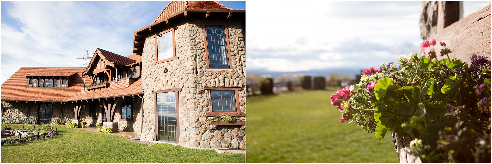 Exterior and gardens at Castle in the Clouds