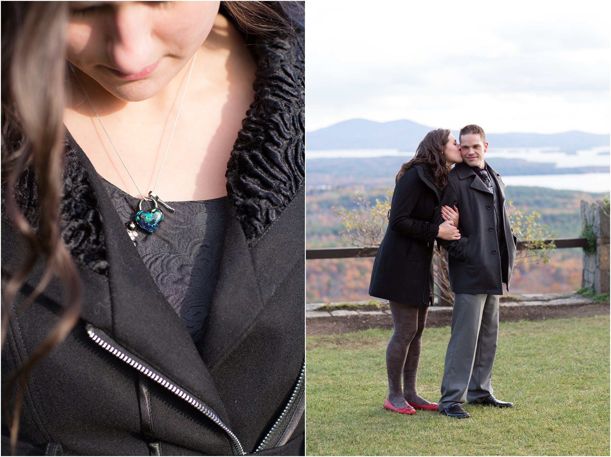 Necklace with lock and key