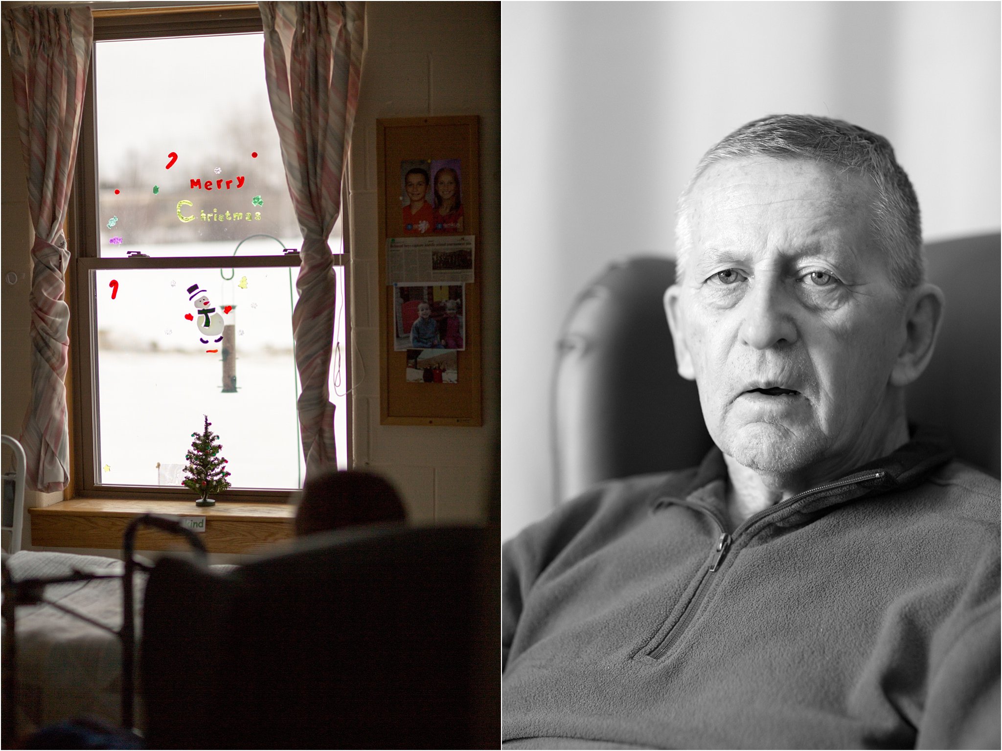 Richard with Christmas Decorations