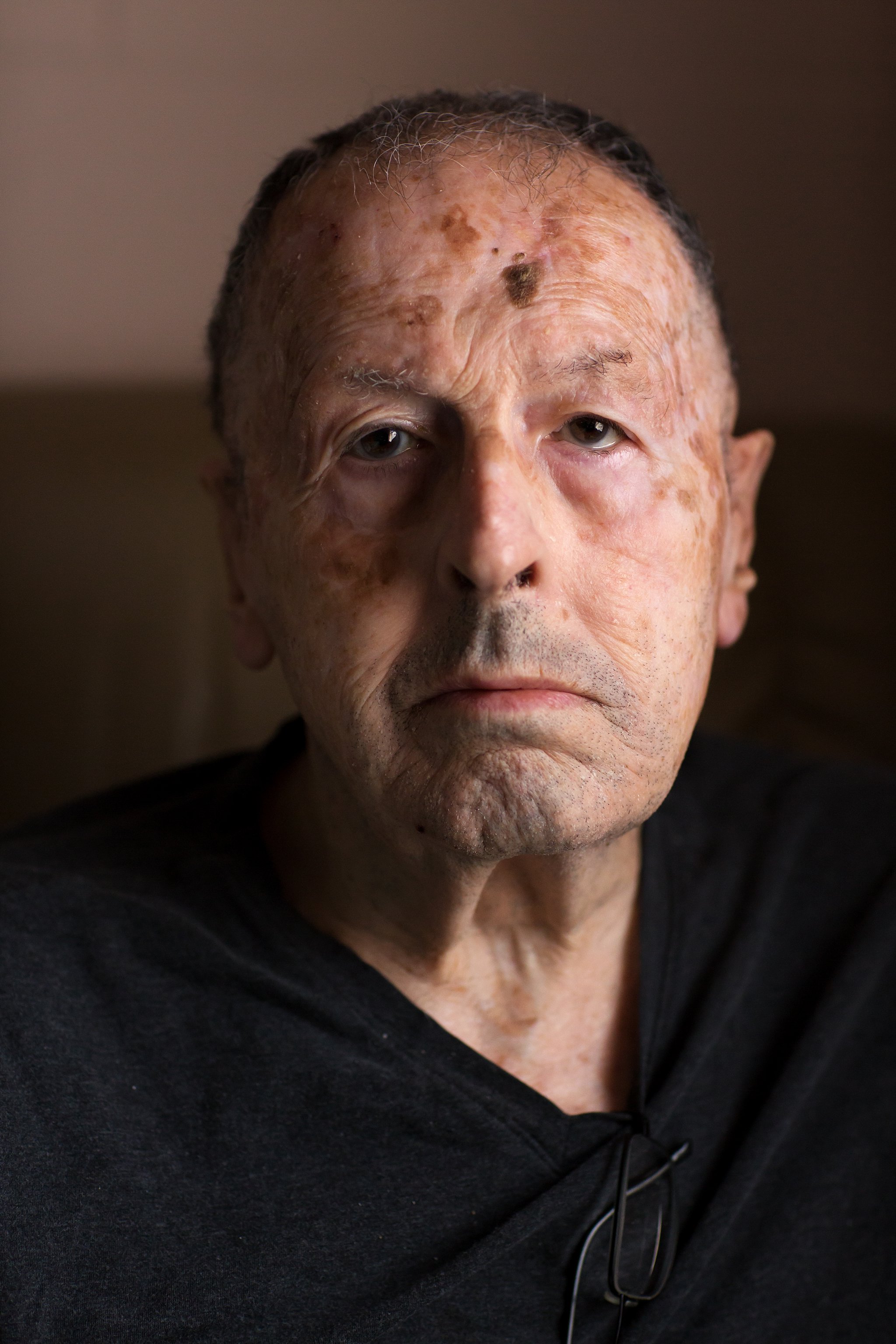 Portrait of Elderly Native American Man