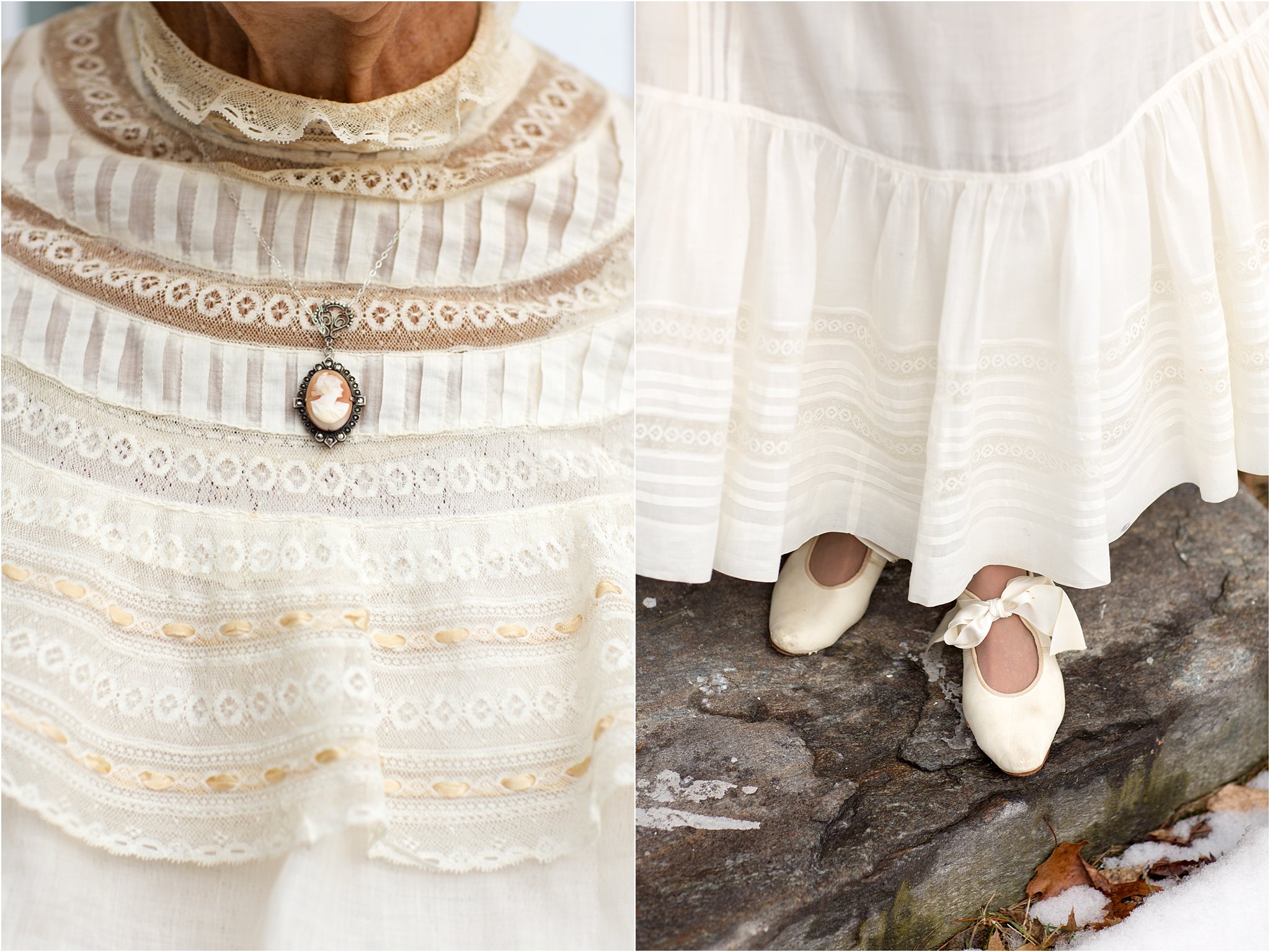 Antique Wedding Outfit Details