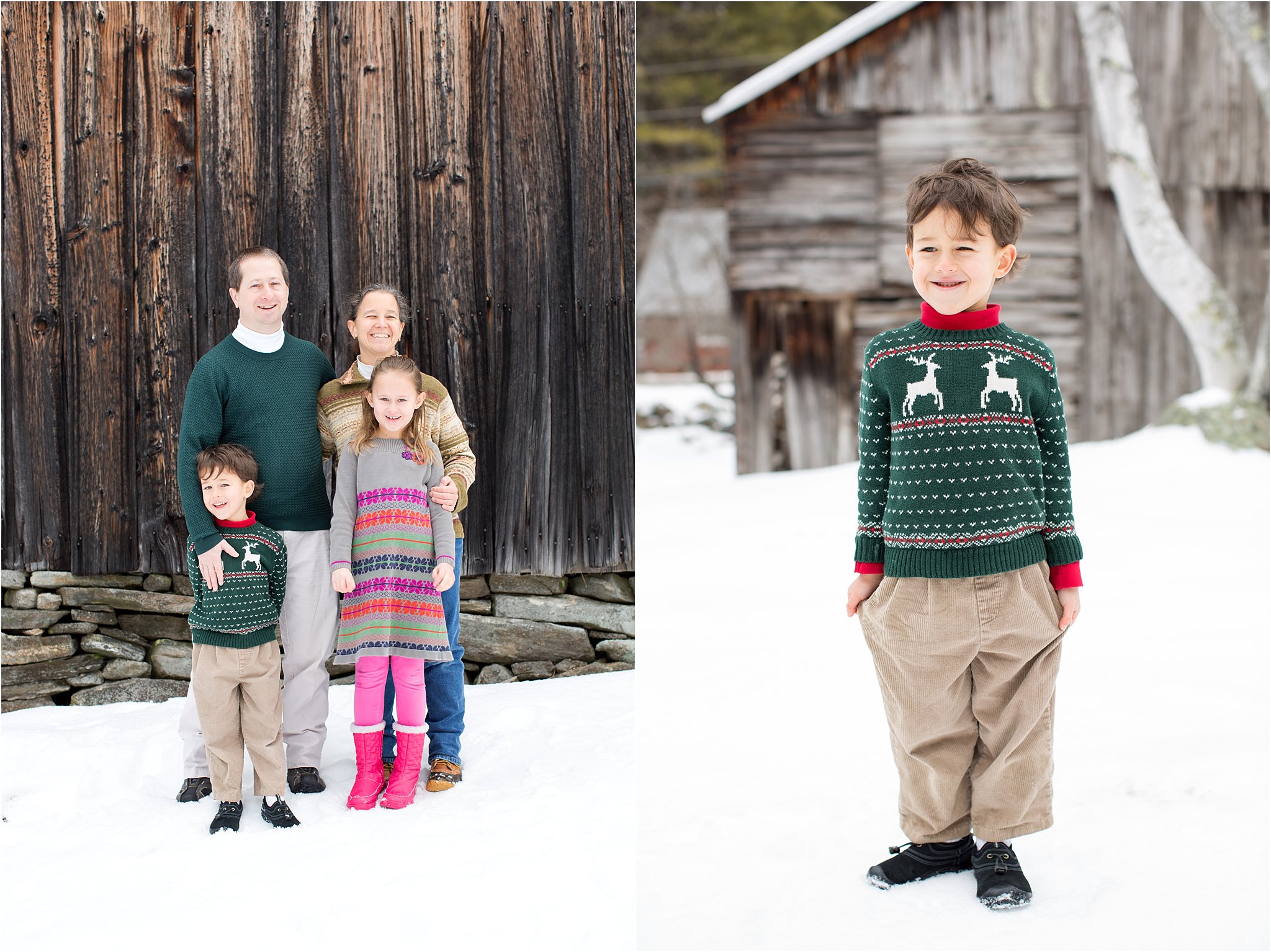 Outdoor Family Photos in Winter