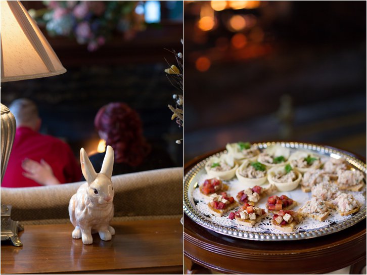 Wedding Couple and Hors d' Hoeurves