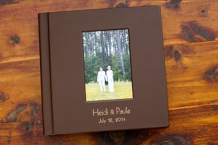 Classic Leather Wedding Album