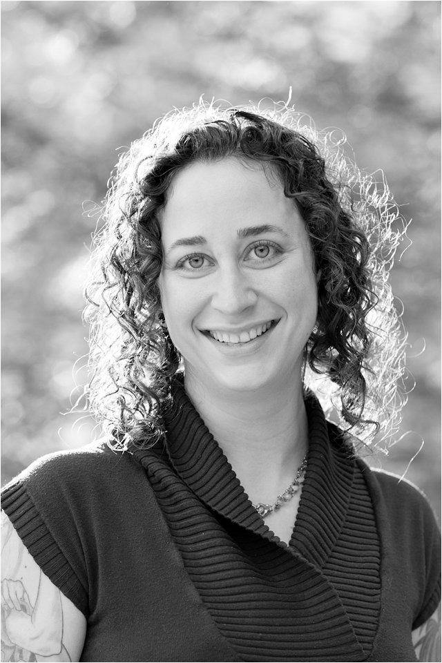 Black & White Portrait of Bride-to-be