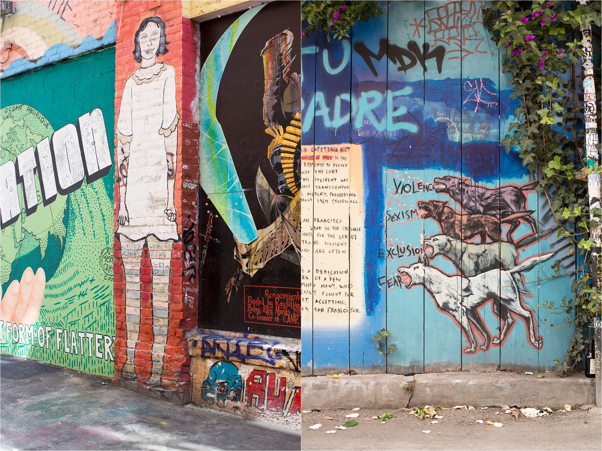 Clarion Alley Mission District Murals