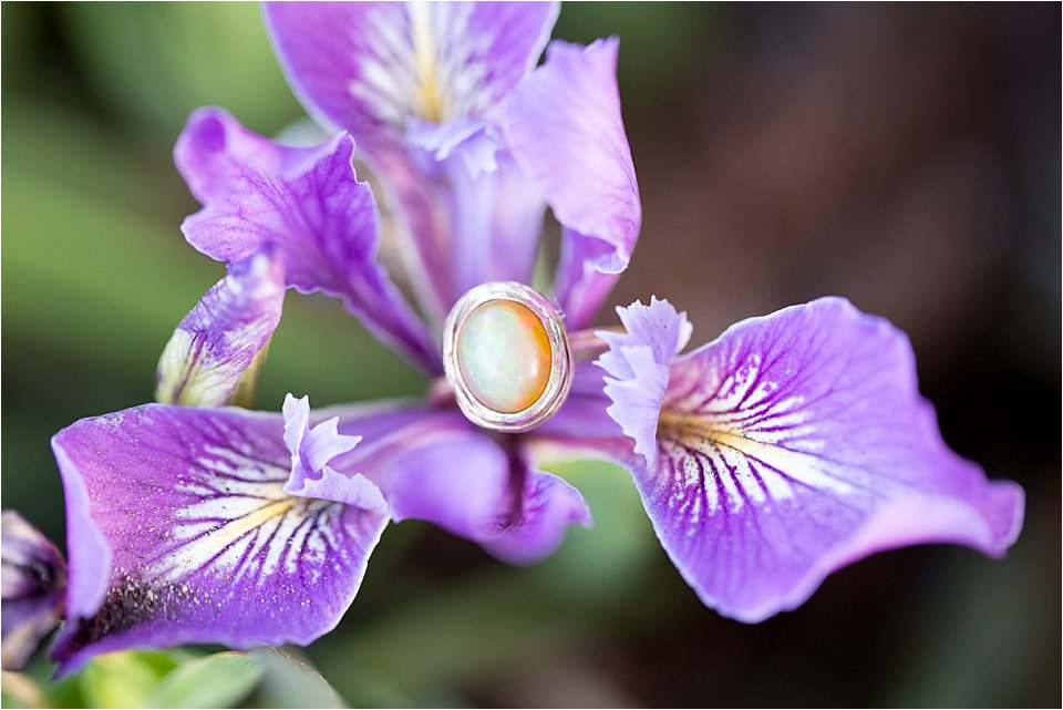 Engagement Ring in Iris