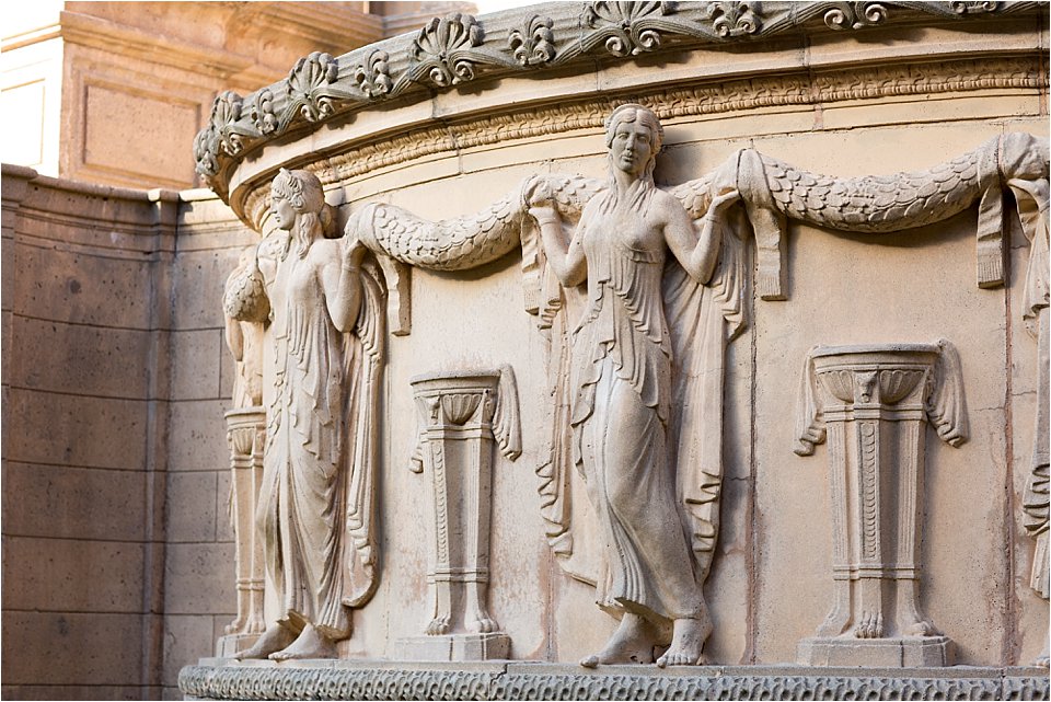 Detail at the Palace of Fine Arts, San Francisco