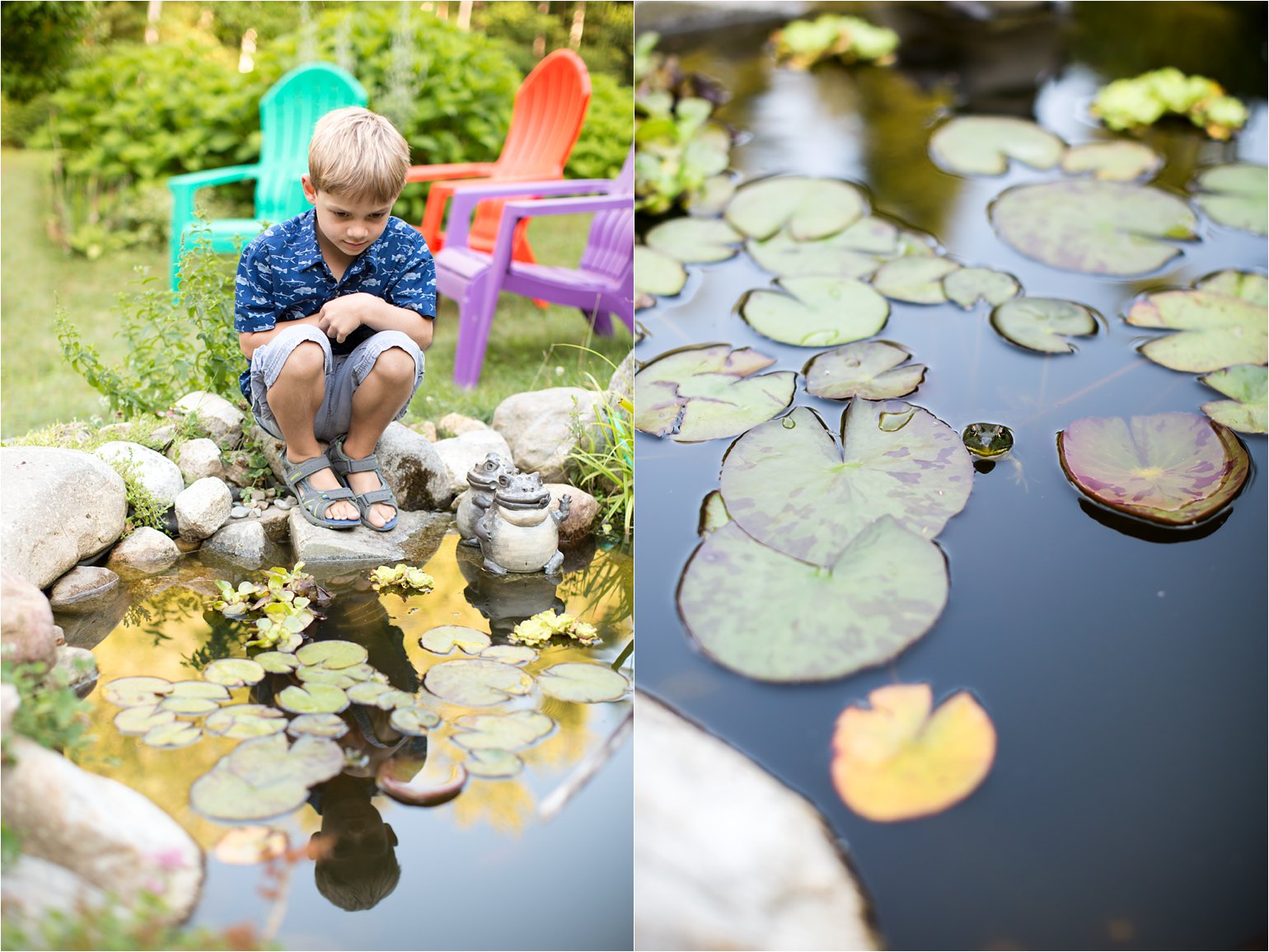Boy at Frog Pond © 2015 Maundy Mitchell