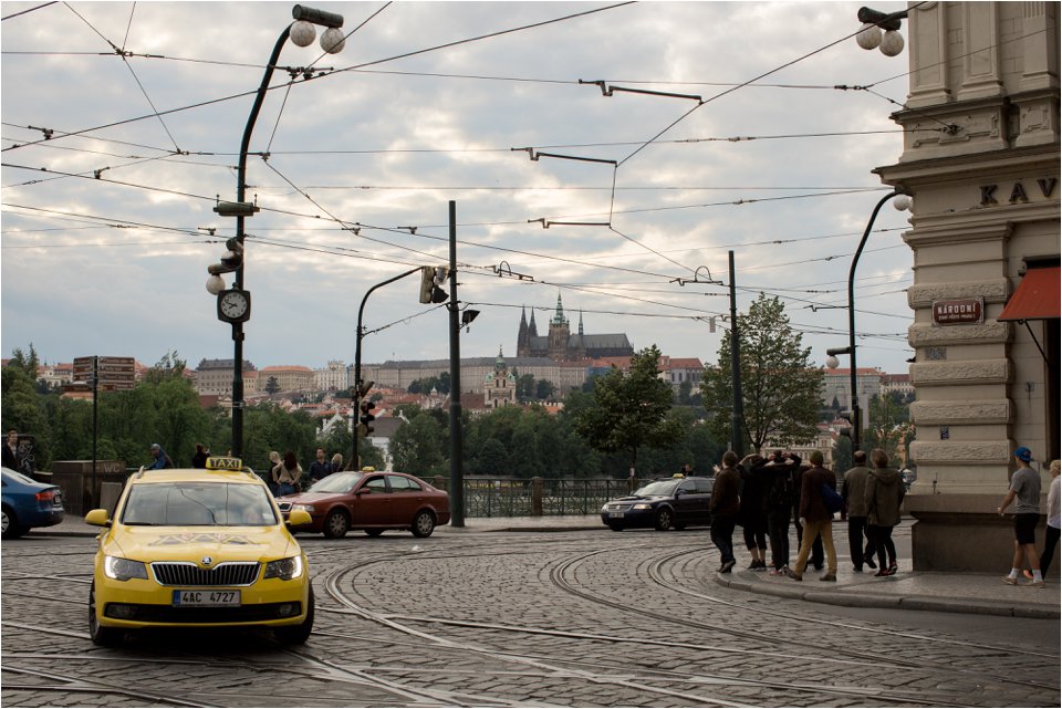 Taxi in Prague (C) Maundy Mitchell