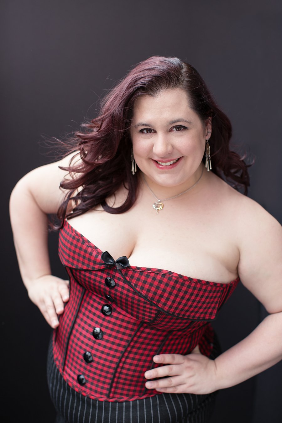 Portrait of Danee in Plaid Corset_0001