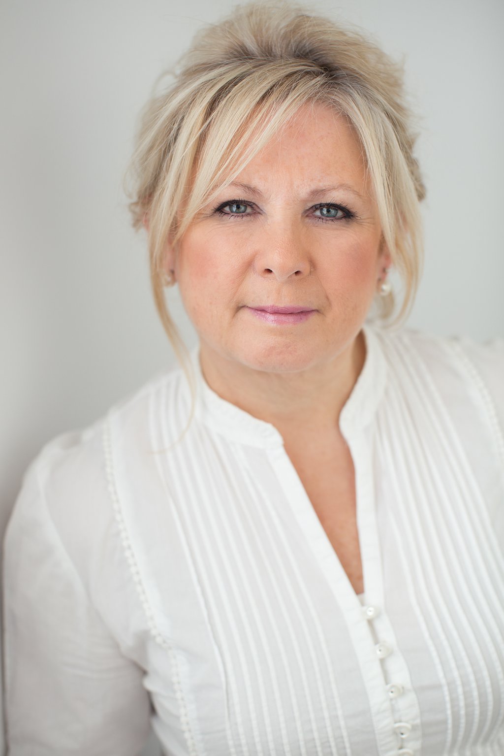 Portrait of Carlee in White Blouse
