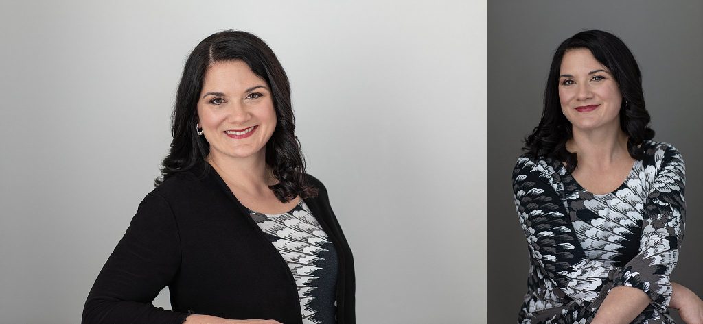 Headshots of Angie Ricciardi, Content Creator