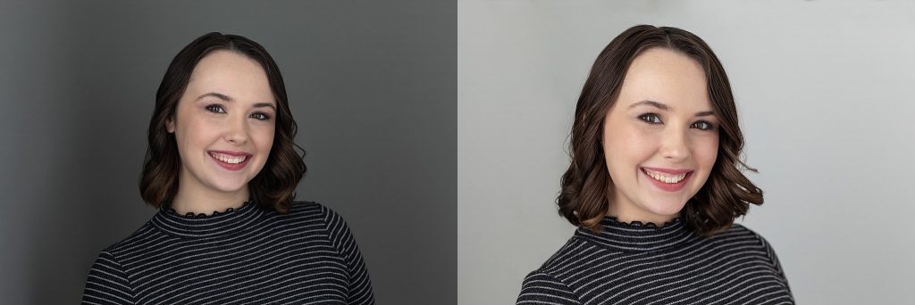 Headshots of Samantha "Sammy" Ryan, Graphic Designer