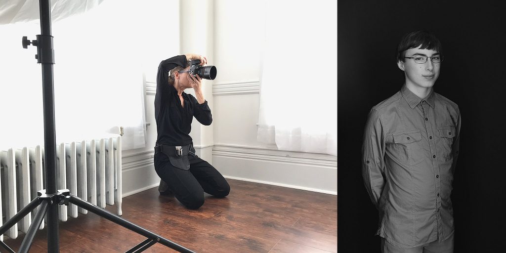 Behind the scenes of Maundy working and a black and white portrait of Eliot