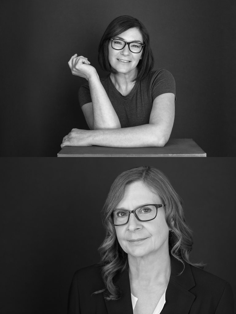 Black and white headshots