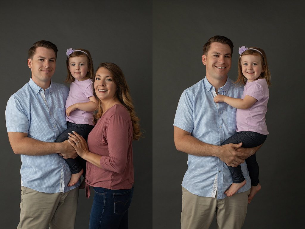 Casual family portraits