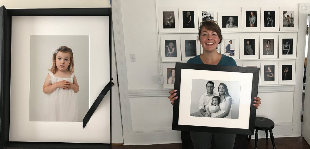 Kate and Ryan's folio collection and wall art