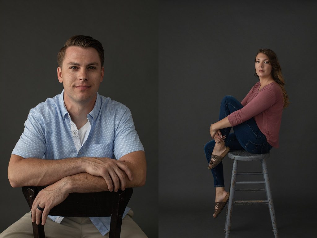 Casual portraits of Ryan and Kate