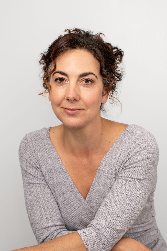 Vertical headshot / personal branding portrait of Kayte