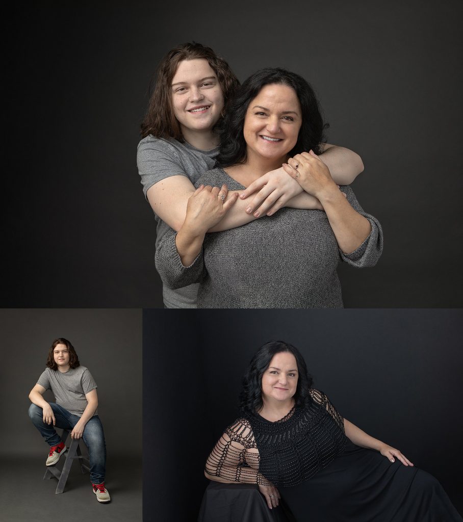 mother son family photo session