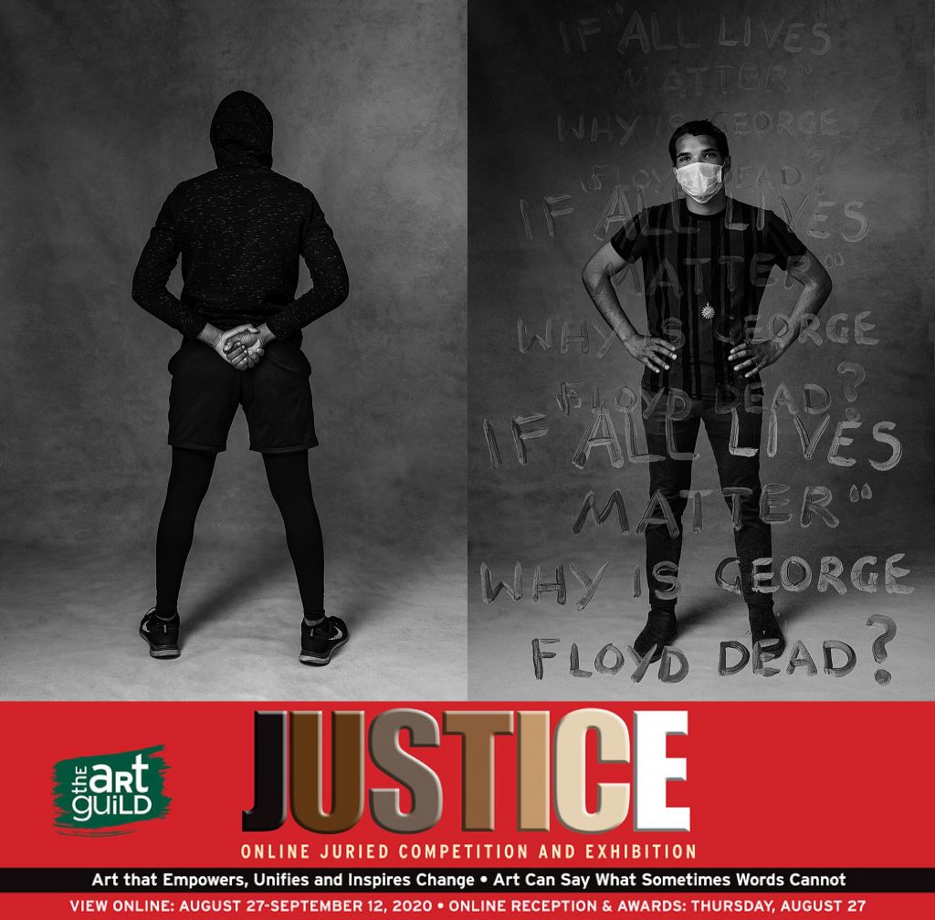 (Left) Protest Portrait: Francois #2, (Right) Protest Portrait: Trysten #1