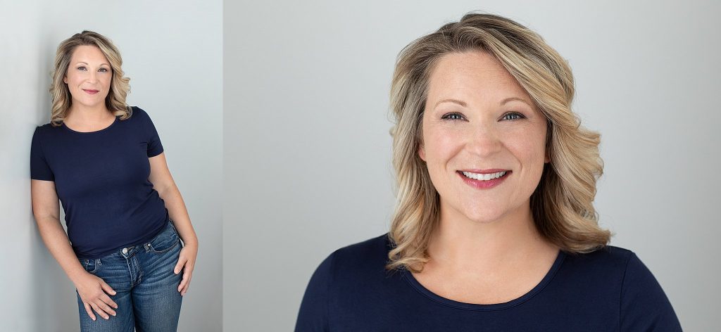 Women's casual headshots in Plymouth, NH