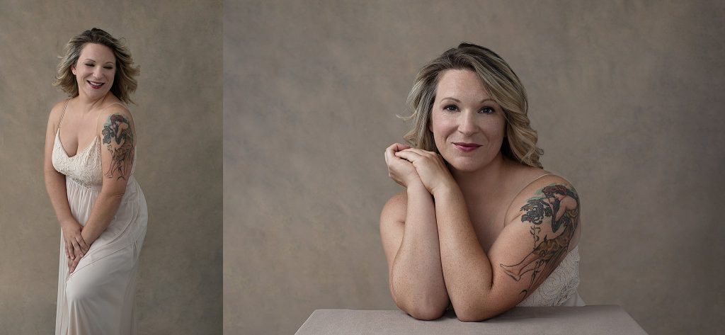 Women's portraits with neutral tones