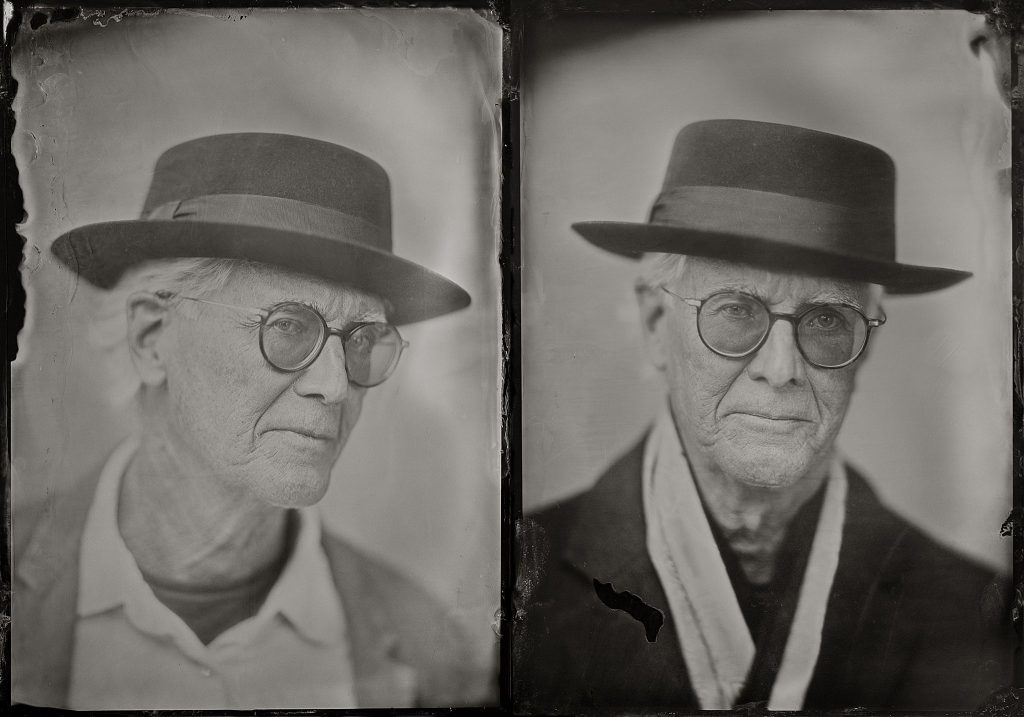 Tintype portraits of musician David Lockwood