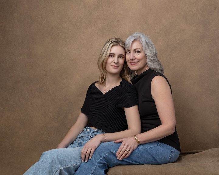 Mother daughter portrait