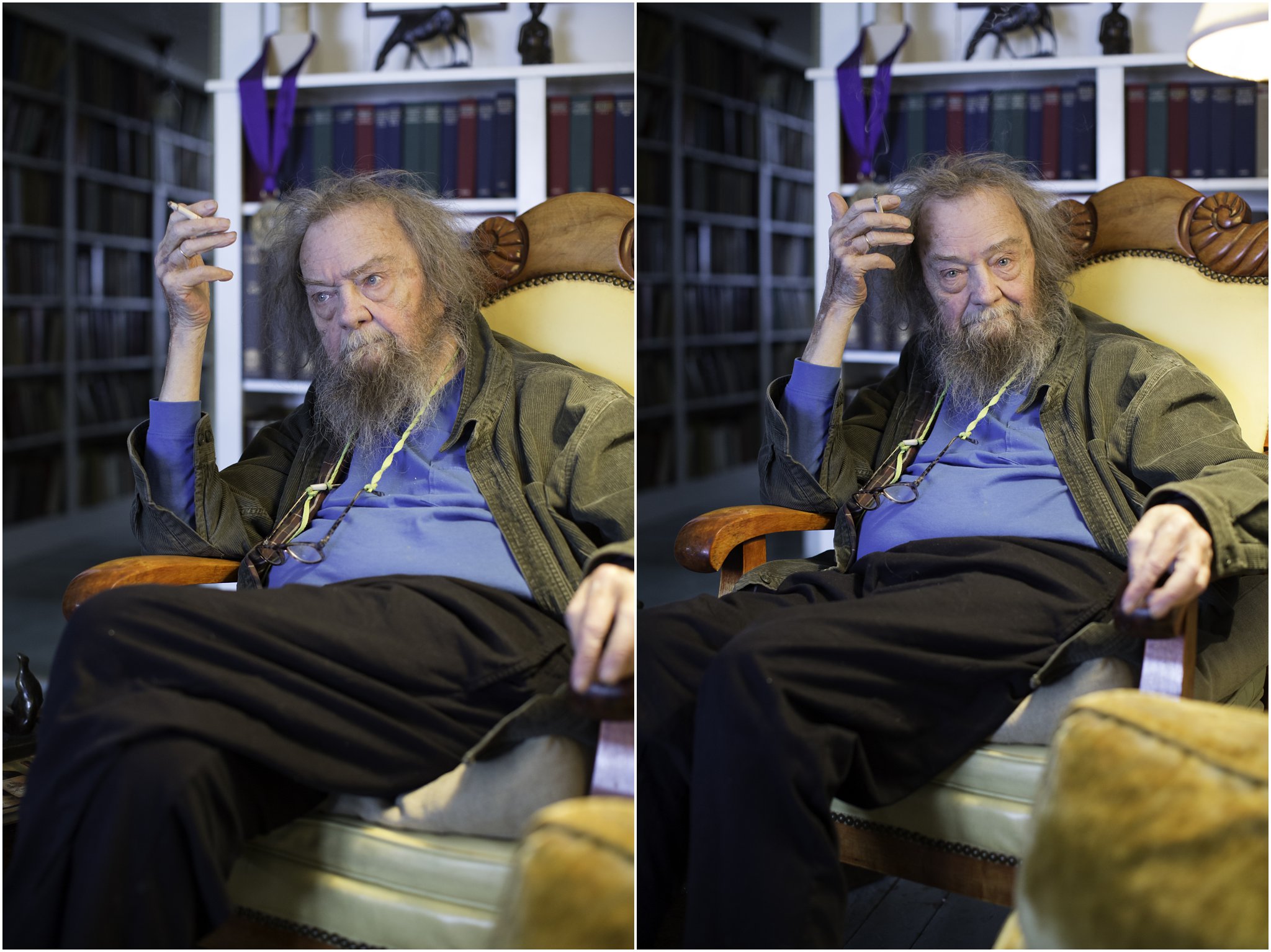 Portraits of the Poet Donald Hall in His Home | Maundy Mitchell Photography