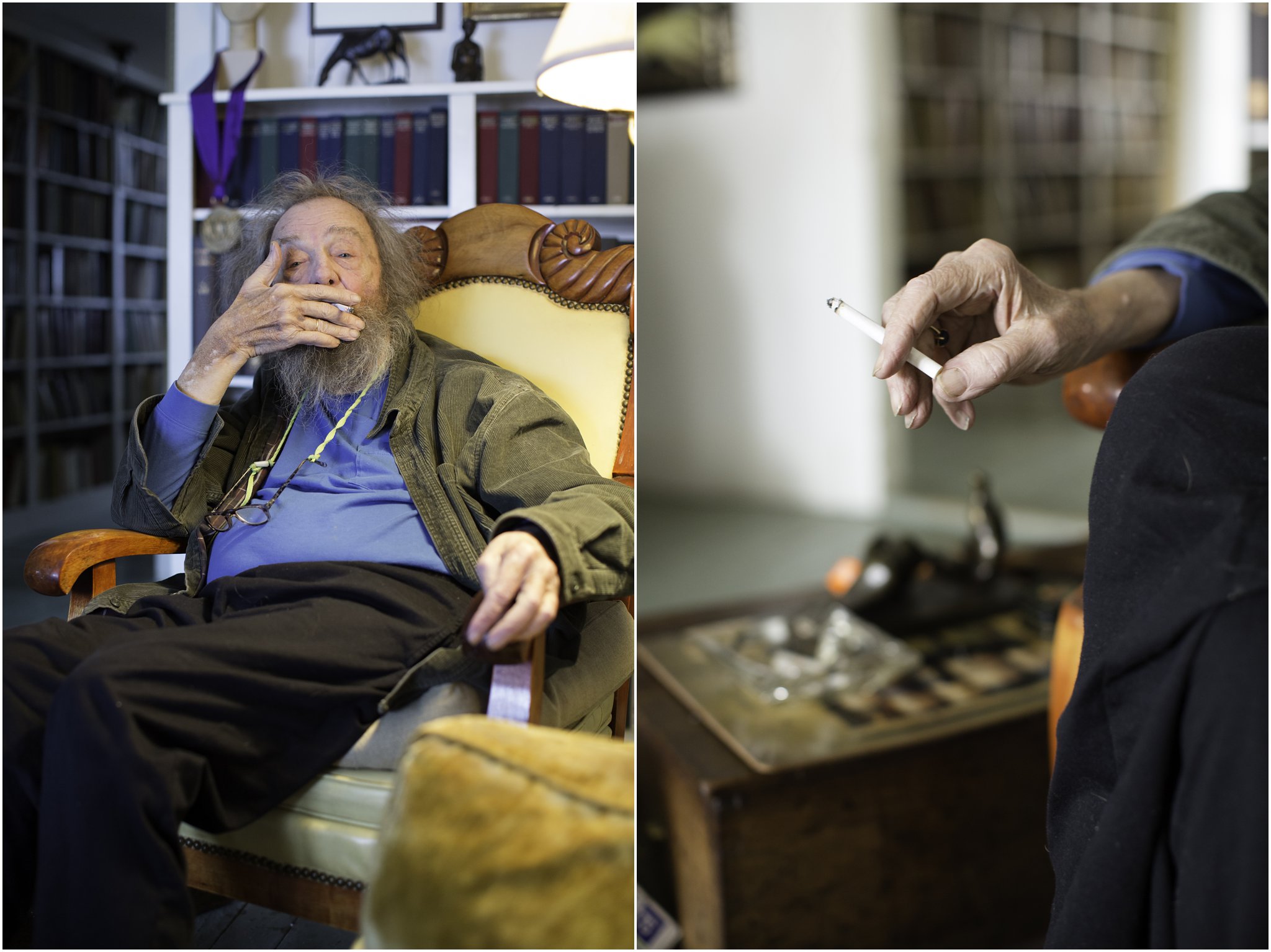 Portraits of the Poet Donald Hall in His Home | Maundy Mitchell Photography