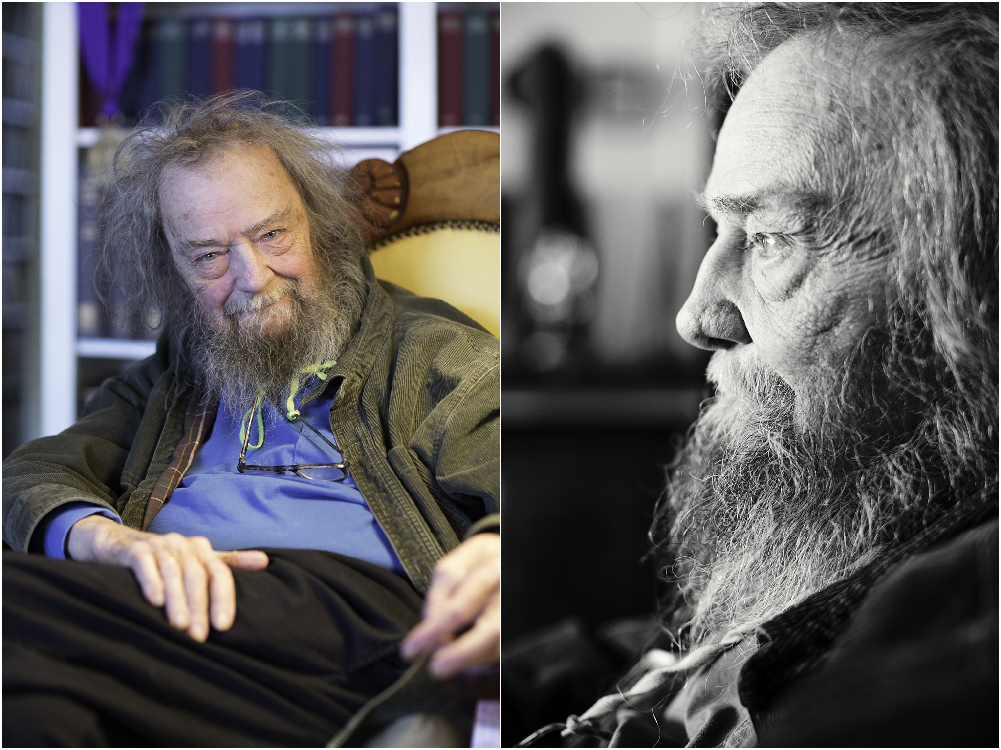 Portraits of the Poet Donald Hall in His Home | Maundy Mitchell Photography