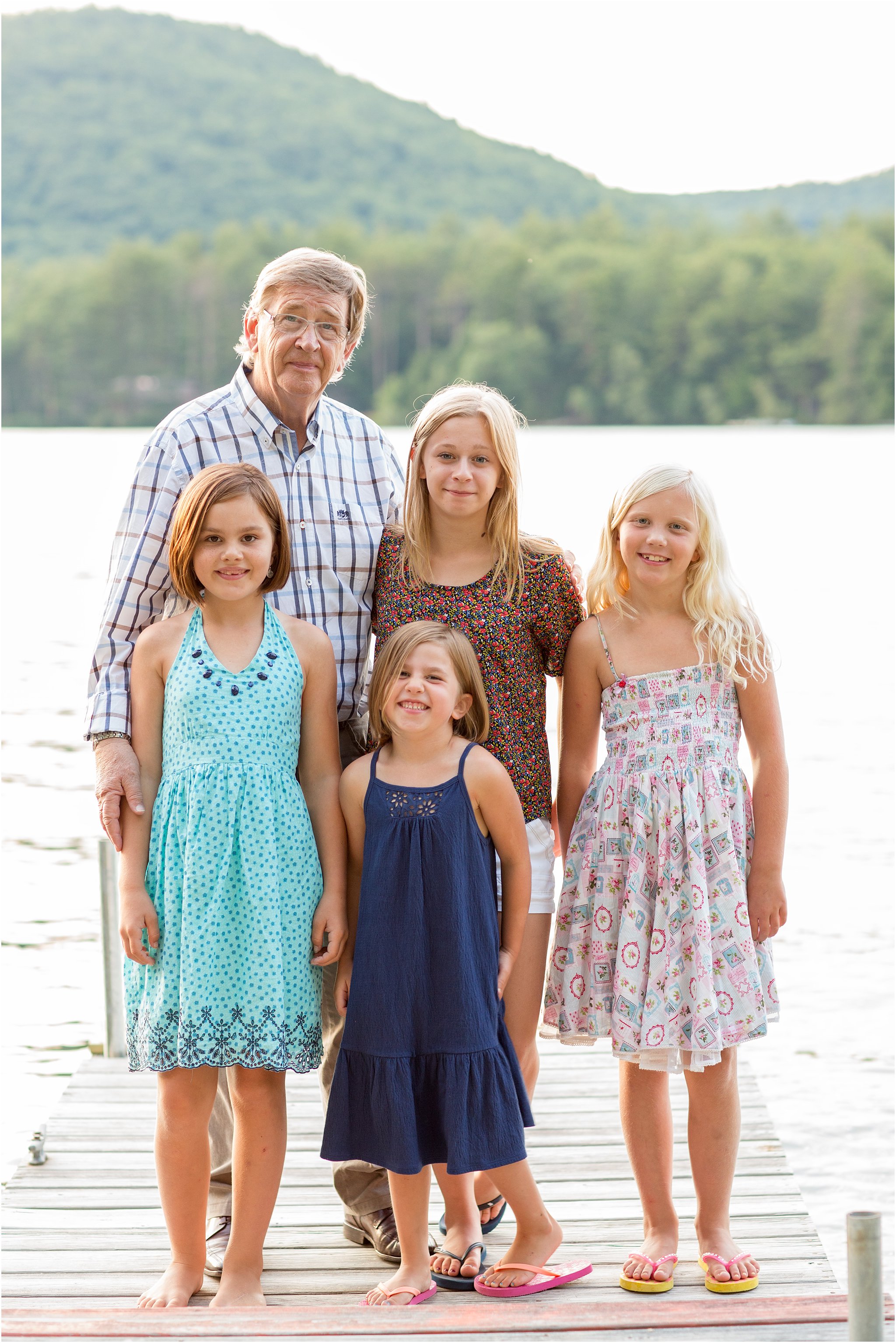 Grandfather with Granddaughters