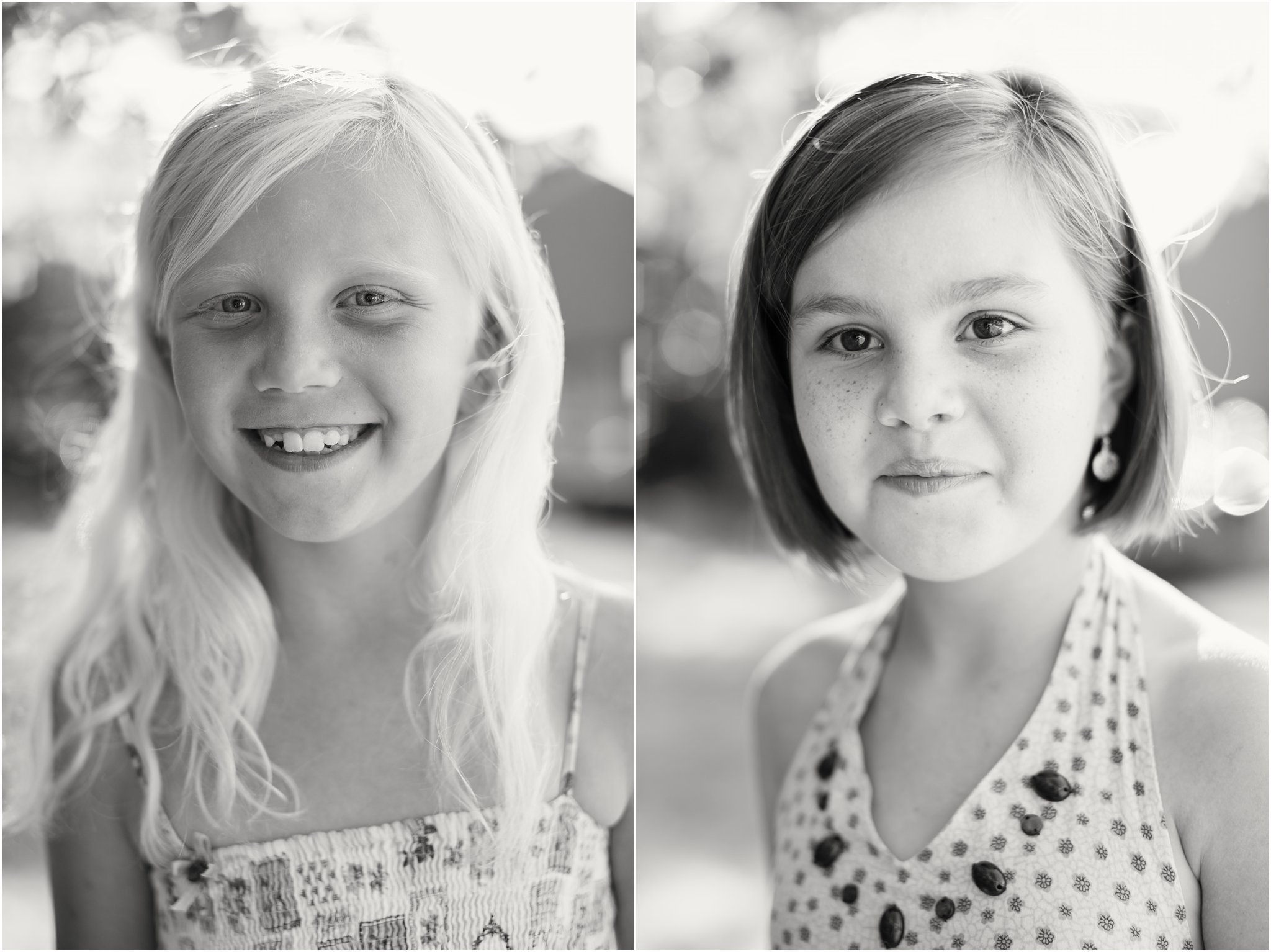 Childrens' Portraits in Black and White 2