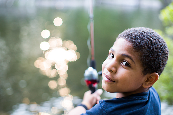 Boy Fishing