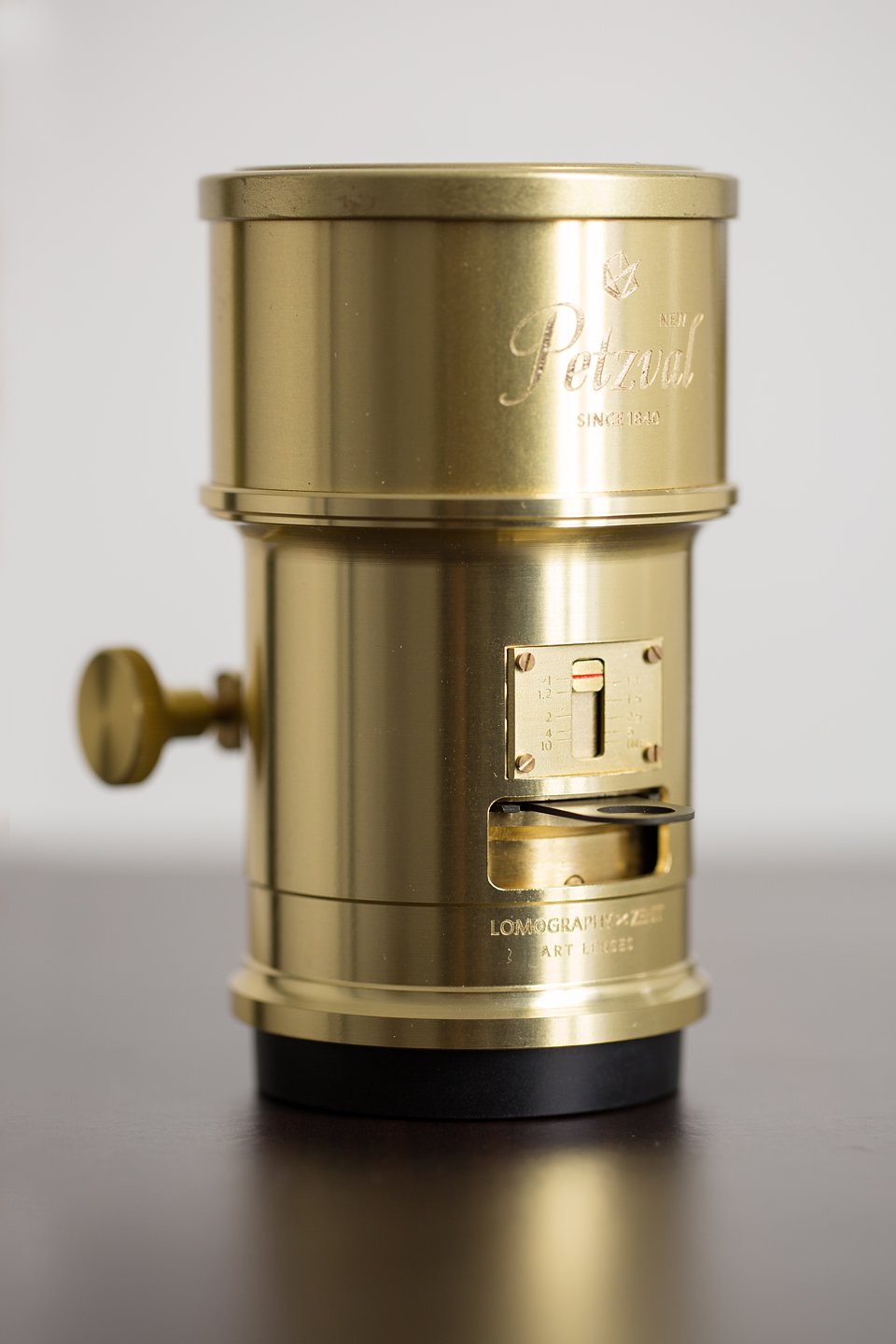 The Lomography Petzval brass Art lens
