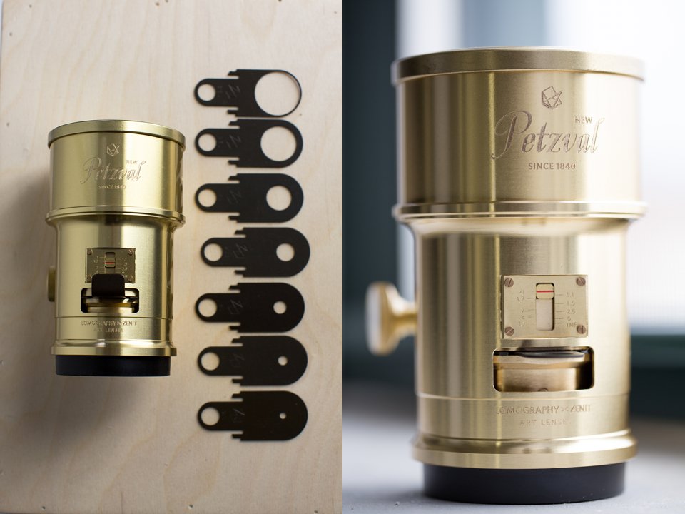 Lomography Petzval Lens with Aperture Rings