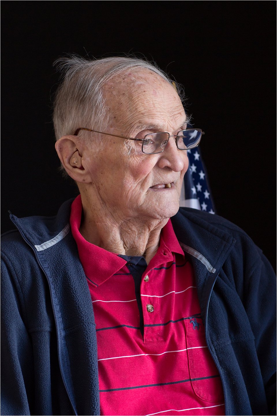 Elderly veteran (C) Maundy Mitchell