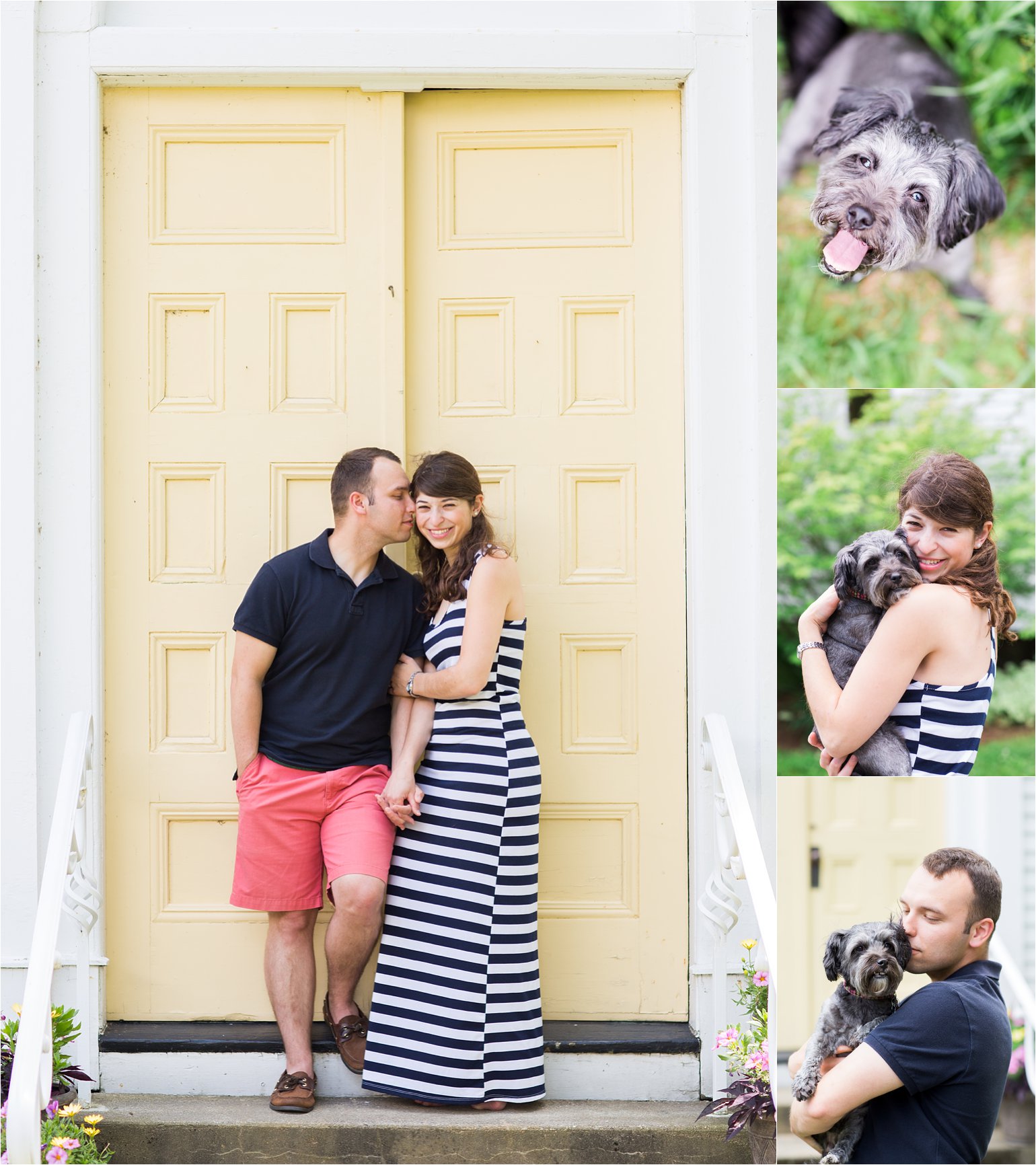Engagement Photos with Dog and Yellow Door © 2015 Maundy Mitchell_0024.jpg
