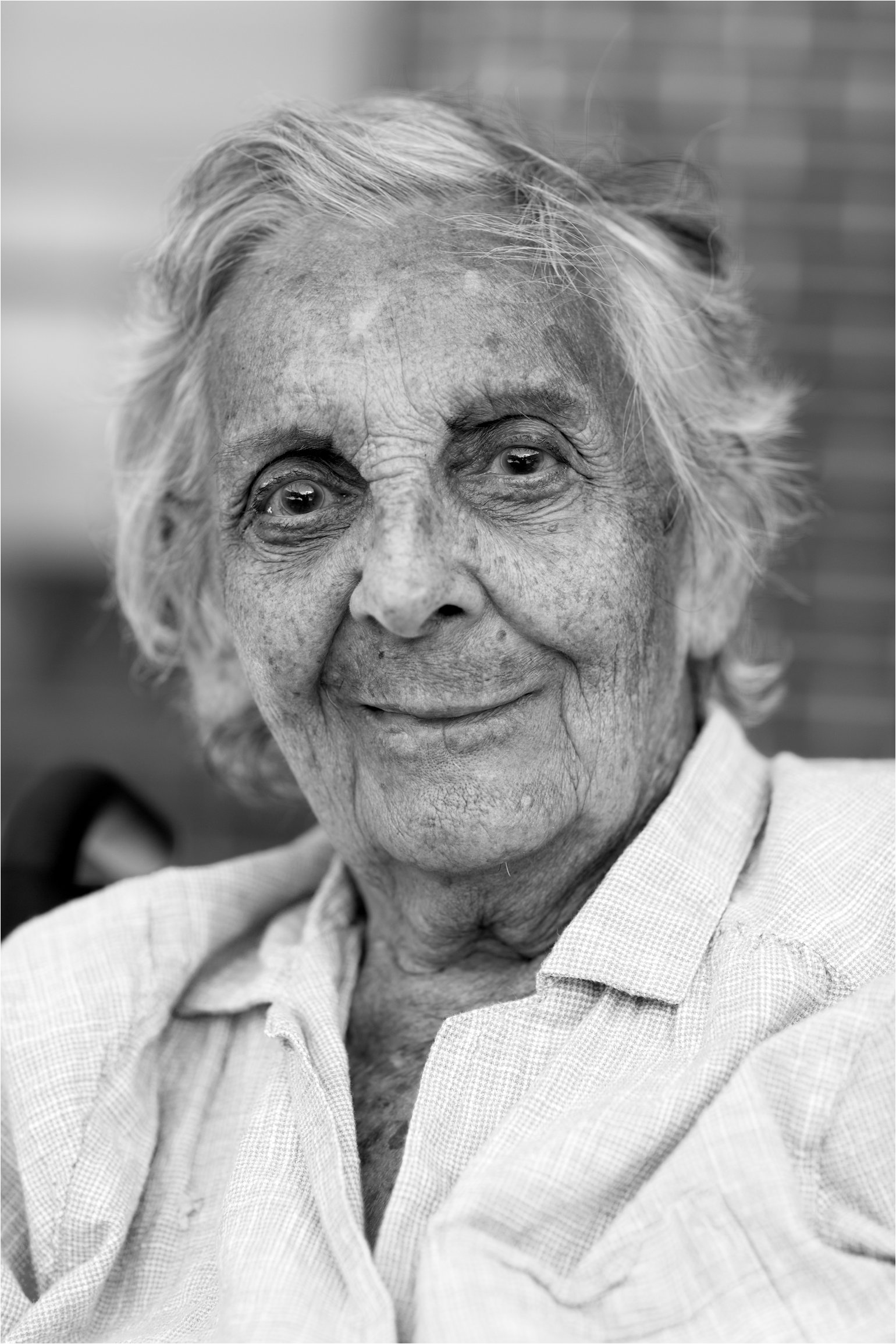 Black and White Portrait of Elderly Woman (C) Maundy Mitchell