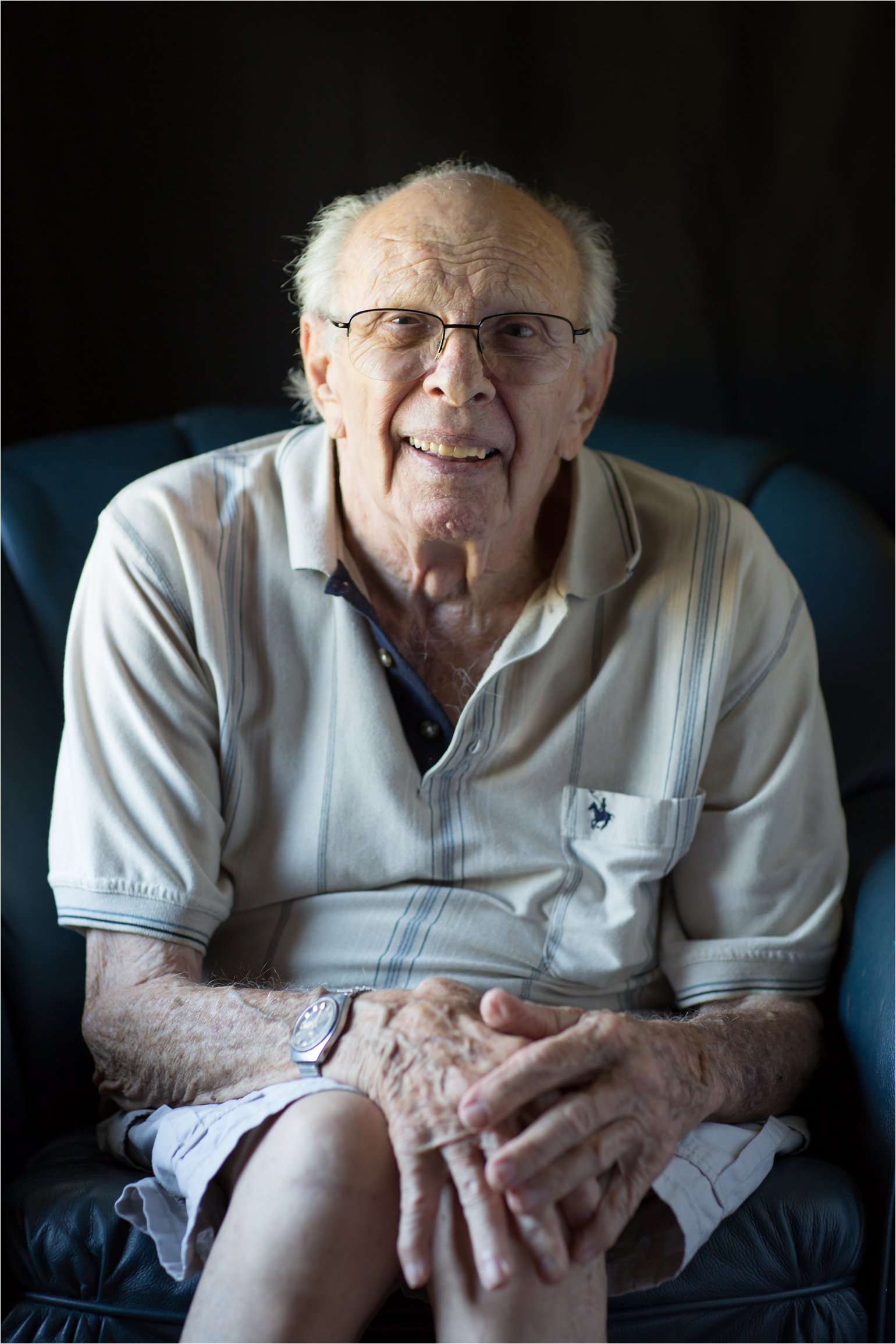 Elderly Man in Chair (C) Maundy Mitchell