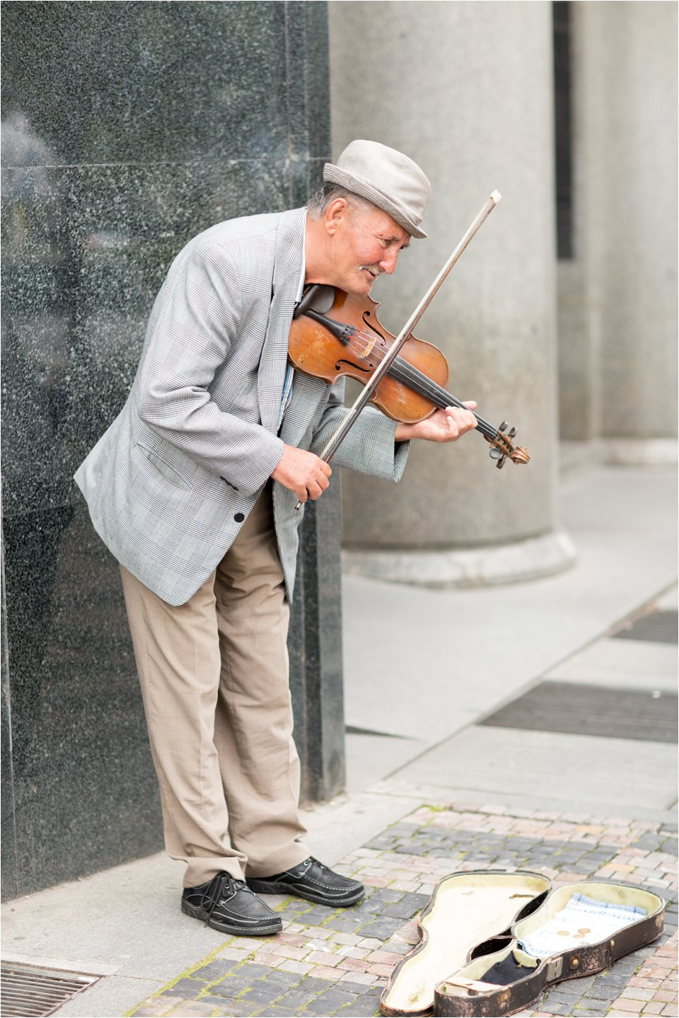 Violinist in Wenceslas Square (C) Maundy Mitchell