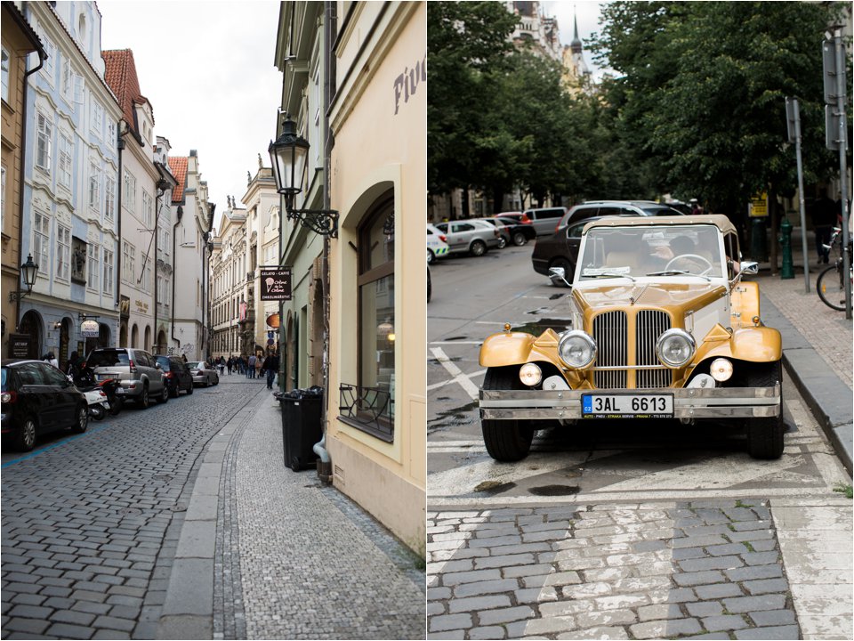 Street & Old Car in Prague (C) Maundy Mitchell