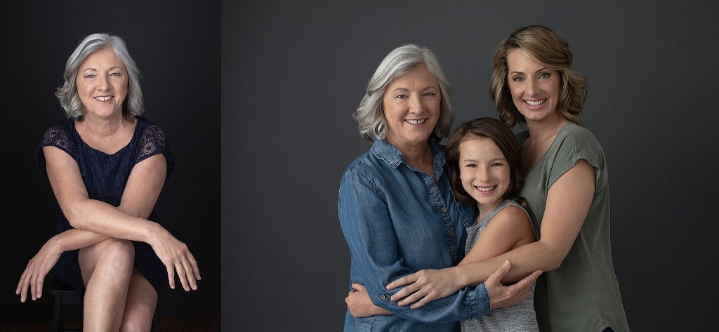 Three generation family photos