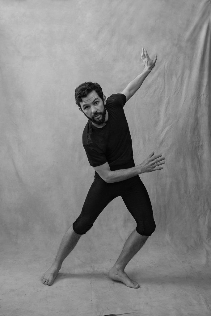 An Irving-Penn-style portrait of London mime, Ramon Ayres.